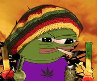 pepe rasta weed 