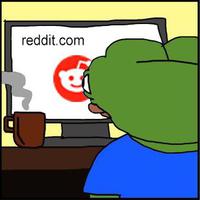 pepe reading reddit 