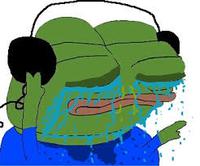 pepe really crying play that music 