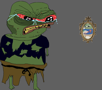 pepe rock bottom remember old self in mirror 