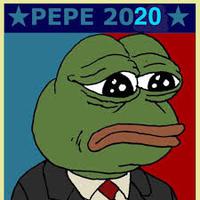 pepe sad 2020 presidential poster 