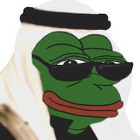 pepe saudi arabian head dress sunglasses 