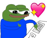 pepe sends love 