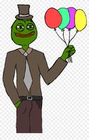 pepe slender man balloons 