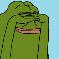 pepe smug covering eyes 