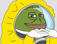 pepe smug hazmat suit 