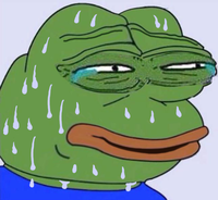 pepe smug sweating 