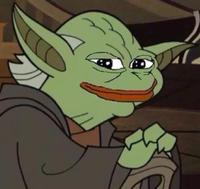 pepe smug yoda 