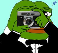 pepe snaps photo cringe 