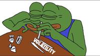 pepe snorting volatility 