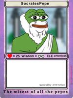 pepe socrates trading card 