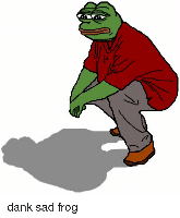 pepe squatting 