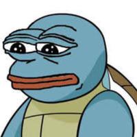 pepe squirtle sad face 