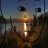 pepe sunset wojak face 