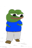 pepe takes stroll 