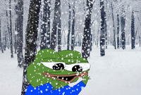 pepe tasting snow 