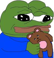 pepe teddy sad 