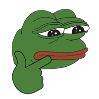 pepe thinking emoji sad 