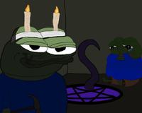pepe trying to sumon devil 