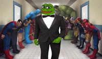 pepe tuxedo avengers bow 