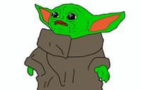 pepe ugly baby yoda 