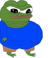 pepe very fat standing 