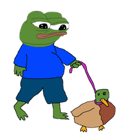 pepe walking duck 