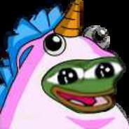 pepe wearing unicorn costume 