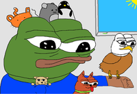 pepe with animals 