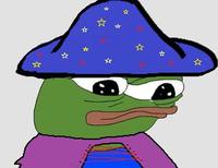 pepe wizard hat 