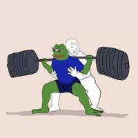 pepe wojak back squat pr 