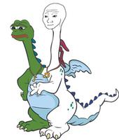 pepe wojak dragon tales 