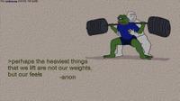 pepe wojak squatting feels 