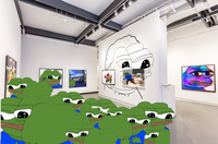 pepes in modern art museum 