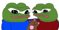 pepes share teddy bear 