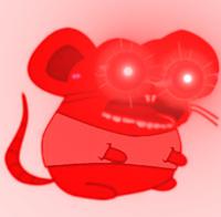 red angry pepe mouse 