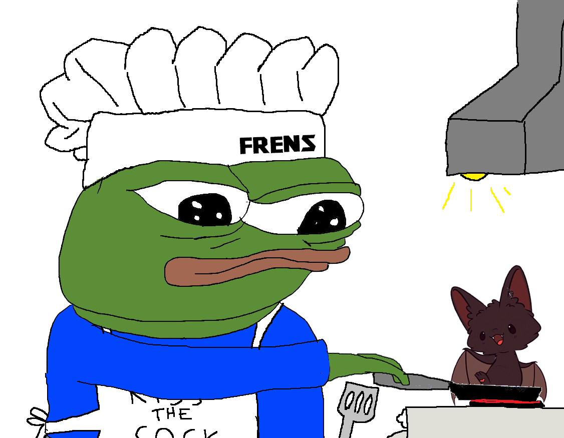 pepe chef cooking bat 