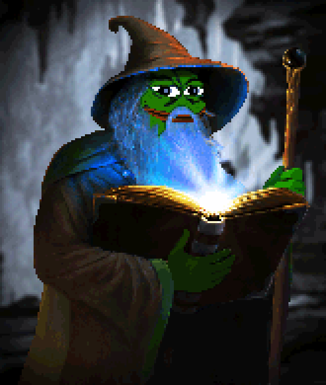 pepe wizard spell book 