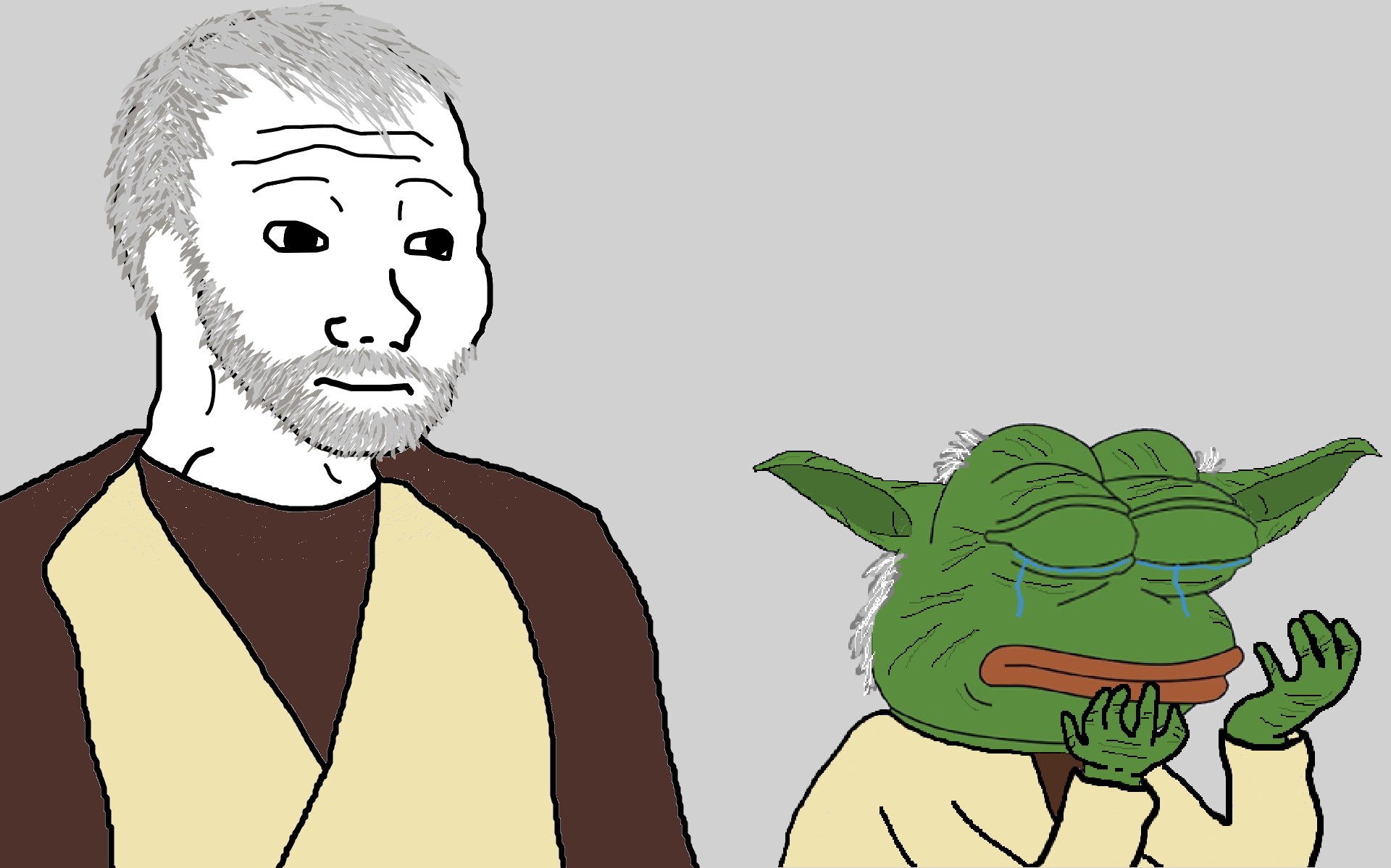 pepe yoda wojak obi wan.