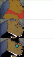 basic to fancy poo meme template 