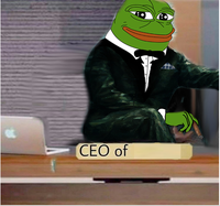 pepe ceo of 2 meme template 