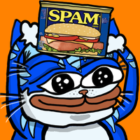 toshi cat happy about spam 