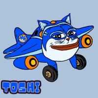 toshi cat plane 