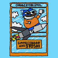 toshi cat trading card 