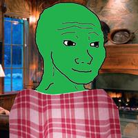 green wojak cabin comfy 