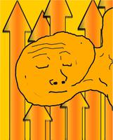 orange wojak sideways 