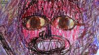 pink wojak abstract art 