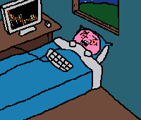 pink wojak bed cartoon 
