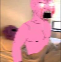 pink wojak bed scream 