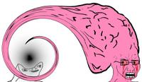 pink wojak brainlet black hole 